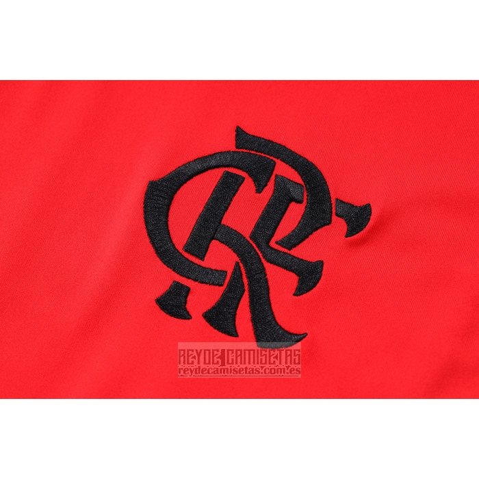 Chandal del Flamengo Manga Corta 2023-2024 Rojo - Pantalon Corto